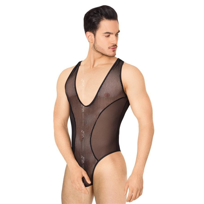 Чоловіче боді - Body 4609, black XL
