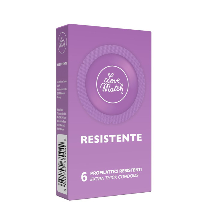 Презервативи - Resistente (Strong), 6 шт.