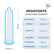 Презервативи - Resistente (Strong), 6 шт.