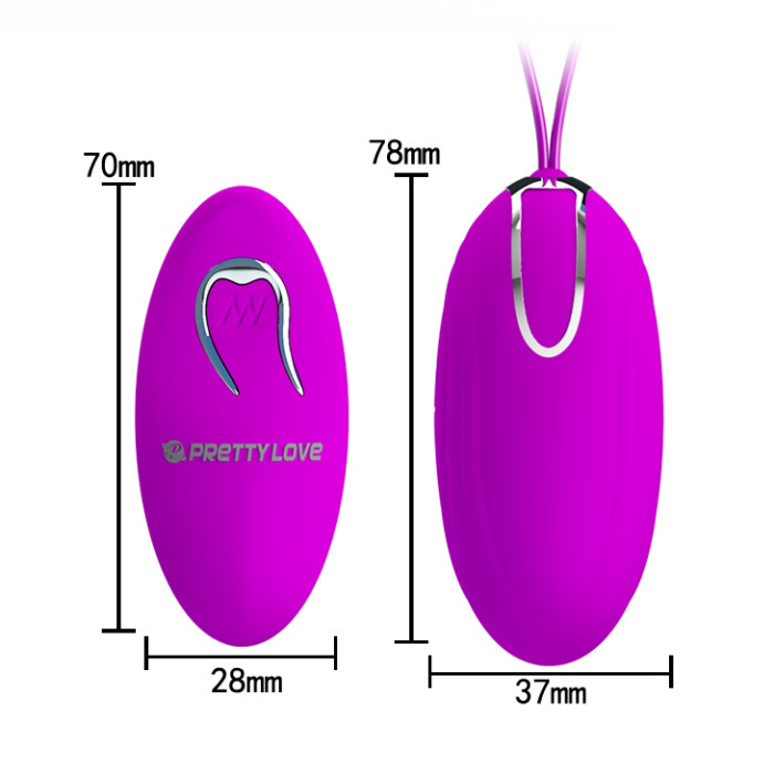 Віброяйце - Pretty Love Jacqueline Vibrating Egg Purple