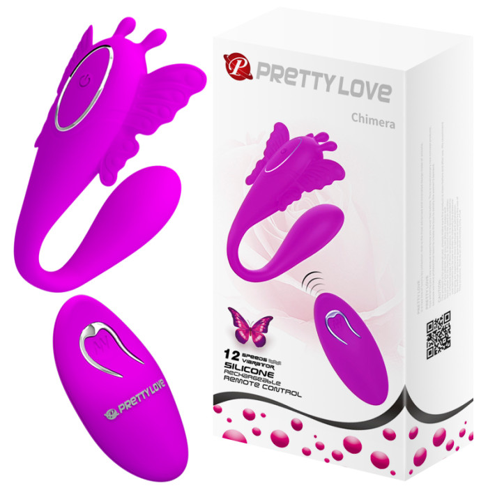 Вібратор - Pretty Love Chimera Stimulator Purple