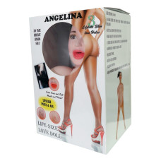 Надувна секс лялька з вібрацією - Angelina 3D