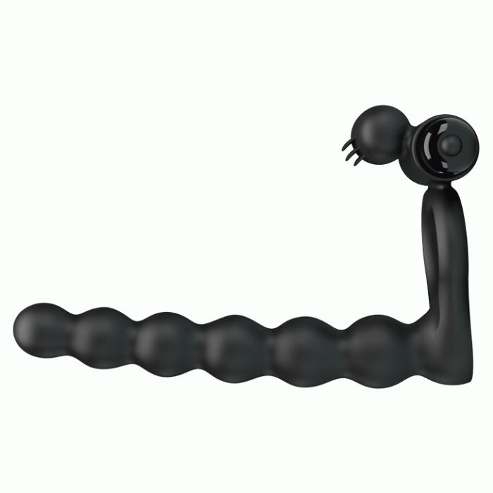Кільце-насадка для подвійного проникнення - Pretty Love Hercules Penis Sheath III Black