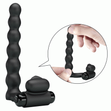 Кільце-насадка для подвійного проникнення - Pretty Love Hercules Penis Sheath III Black