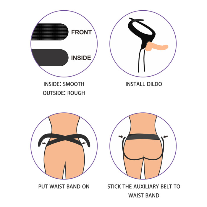 Страпон - Ingen Easy Strap-On Set 7.5" Flesh