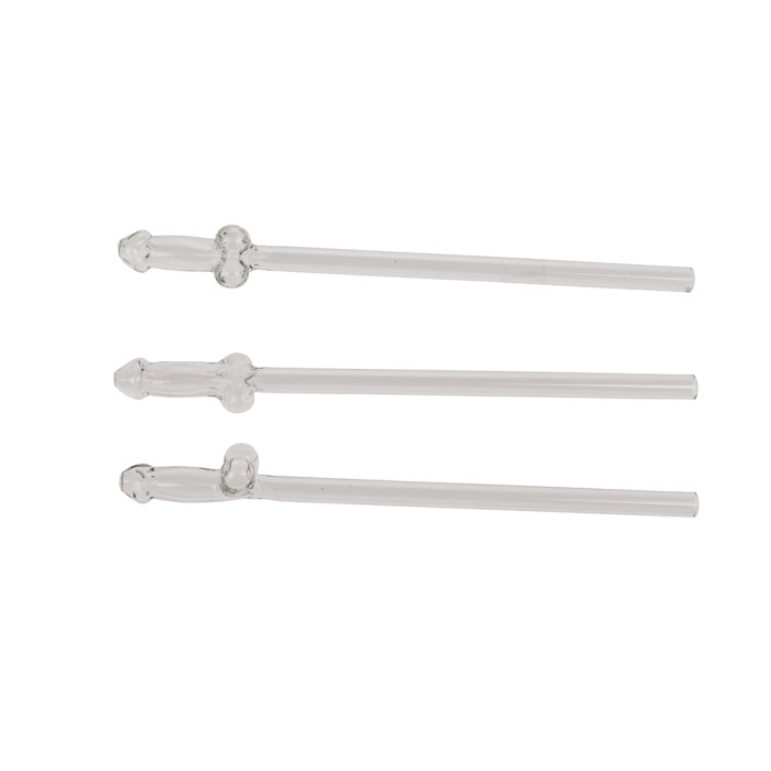 Скляні трубочки Glass Drinking Straw Willy (в наборі 4 трубочки та щіточка)