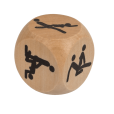 Дерев'яний кубик Kama Sutra Wooden Dice, 3x3 см
