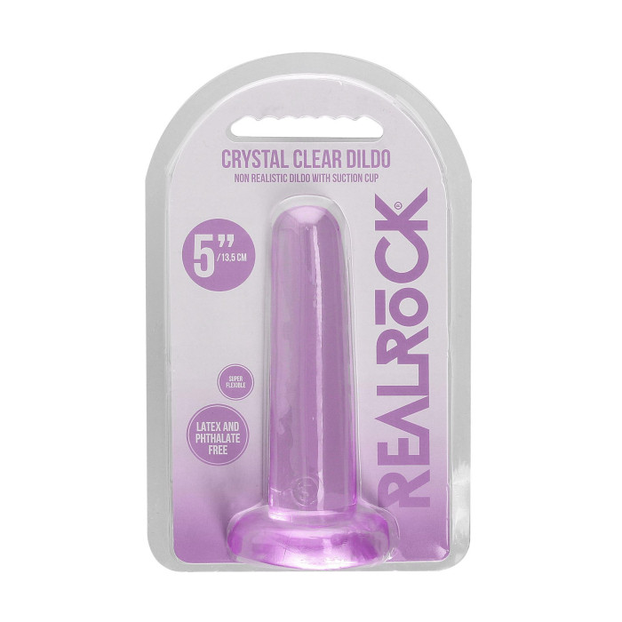 Фалоімітатор - Realrock Dildo 5,3" Purple