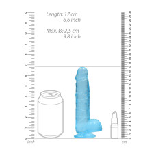 Фалоімітатор - Realrock Dildo 6" Blue