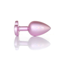 Анальна пробка - Jewellery Pearl Pink Heart Plug Clear L
