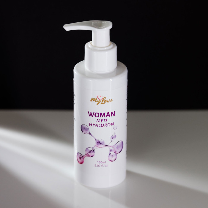 Інтимний зволожуючий гель-лубрикант для жінок - MyLove Woman Med Hyaluron, 150 мл