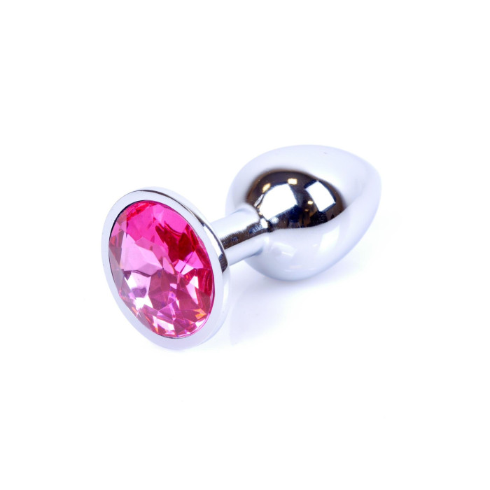 Анальна пробка - Jewellery Silver Plug - Pink