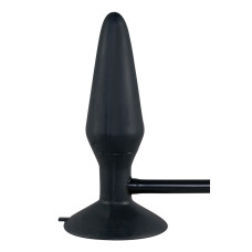 Анальна пробка - True Black Silikon Pump Plug