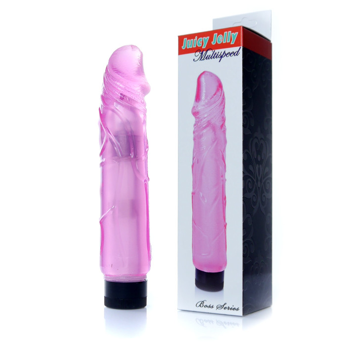 Вібратор - Juicy Jelly Multispeed Pink, 22 см