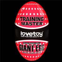Мастурбатор - Traning Master Giant Egg Masturbator Red