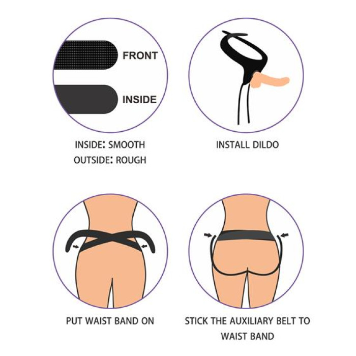 Страпон - Ingen Easy Strap-On Set 7.5" Flesh