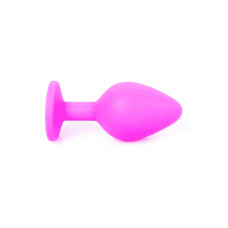 Анальна пробка - Jewellery Silicone Pink Plug M Light Blue