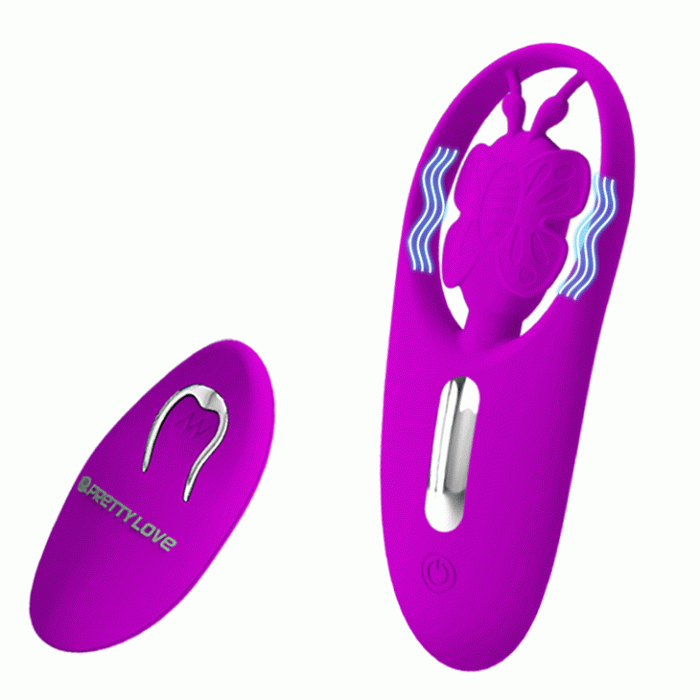 Кліторальний стимулятор - Pretty Love Dancing Butterfly Stimulator Purple