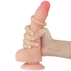 Фалоімітатор - Sliding-Skin Dual Layer Dong 7.5" Flesh #1