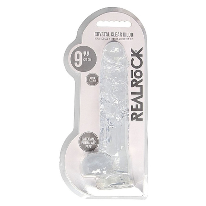 Фалоімітатор - Realrock Dildo 9" Transparent