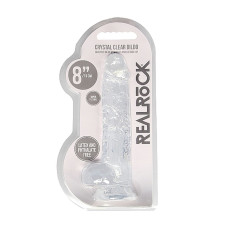 Фалоімітатор - Realrock Dildo 8" Transparent