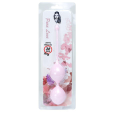 Вагінальні кульки - Silicone Kegel Balls Light Pink, 36 мм, 90 г