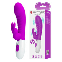 Вібратор - Pretty Love Naughty Bunny Vibrator Purple