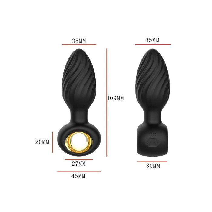 Анальна пробка - Aisi Twisting Anal Plug