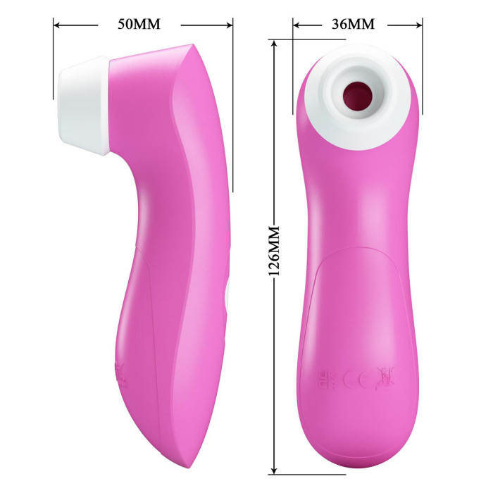 Вакуумний стимулятор - Romance Sucking Pleasure Stimulator Breeze Pink