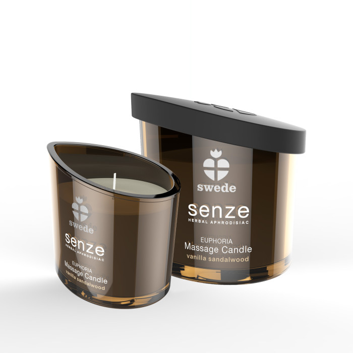Масажна свічка - Swede Senze Euphoria Vanilla Sandalwood, 150 мл