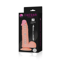 Вібратор - Cesar Treasure Thrusting Vibrator Flesh
