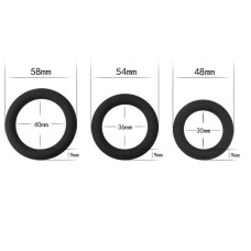 Ерекційні кільця - Power Plus Soft Silicone Snug Ring Black