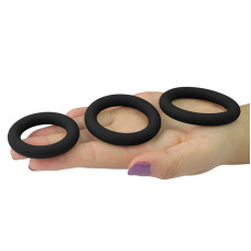 Ерекційні кільця - Power Plus Soft Silicone Snug Ring Black