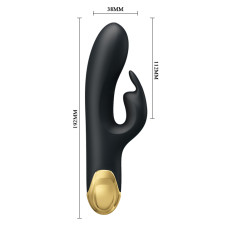 Вібратор - Pretty Love Royal Pleasure Double Pleasure Black