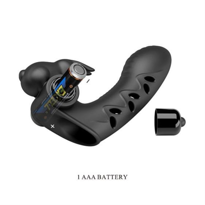 Насадка на палець - Pretty Love Vance Honey Finger Vibrator Black