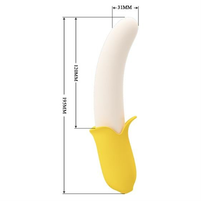 Вібратор - Pretty Love Banana Geek Vibrator