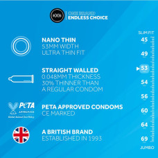 Презервативи - EXS Nano Thin, 12 шт.