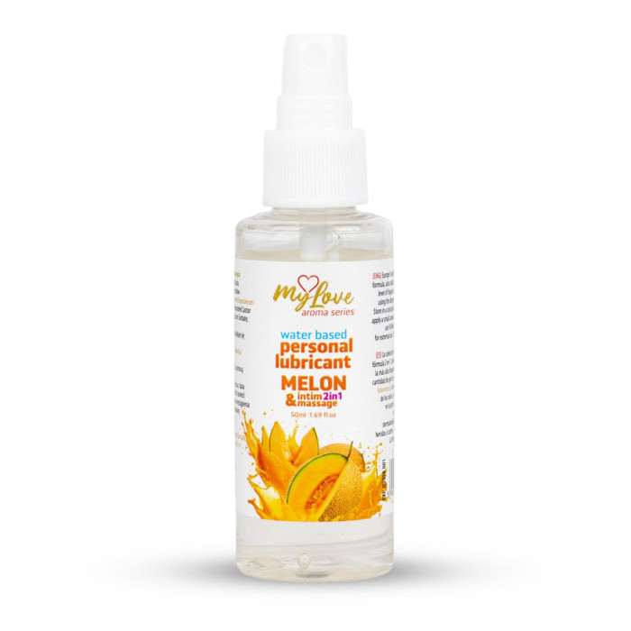 2в1 лубрикант та масажний гель - MyLove Aroma Series Intim&Massage Melon, 50 мл