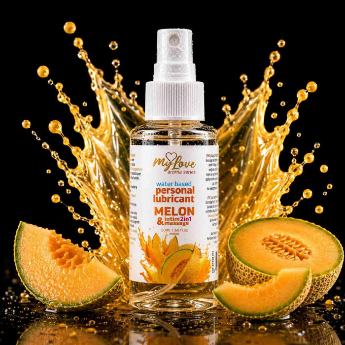 2в1 лубрикант та масажний гель - MyLove Aroma Series Intim&Massage Melon, 50 мл