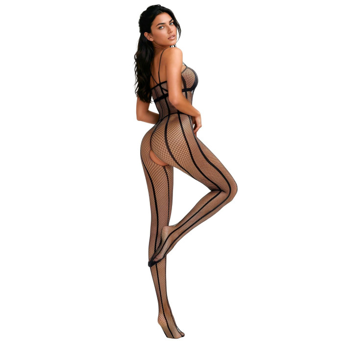 Бодістокінг - Bodystocking 214088, black - One Size