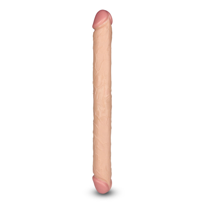 Двосторонній фалоімітатор - King-Sized Realistic Slim Ultra Double Dildo 17"