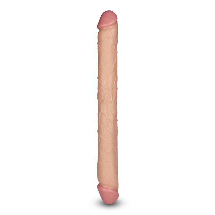 Двосторонній фалоімітатор - King-Sized Realistic Slim Ultra Double Dildo 17"