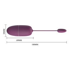 Віброяйце - Pretty Love Nymph Vibrating Egg Dark Purple (App)
