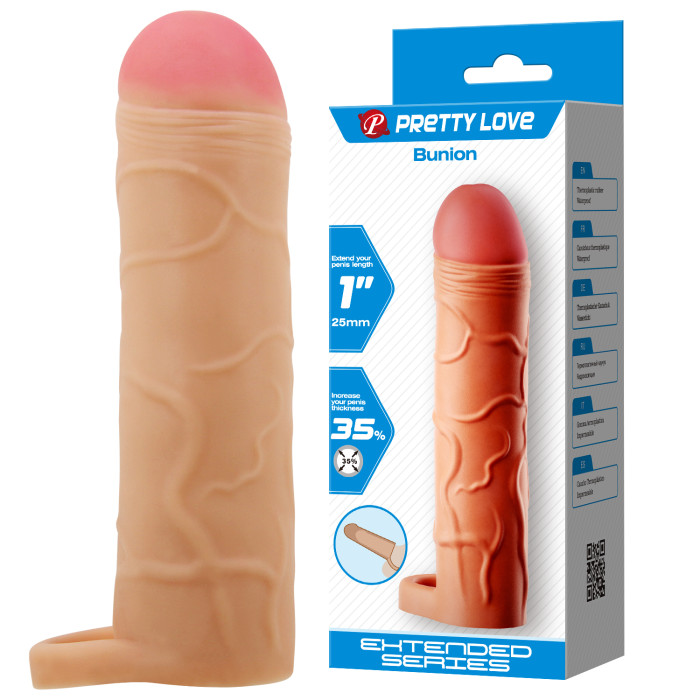 Насадка на член - Pretty Love Bunion Penis Extender +1" Flesh