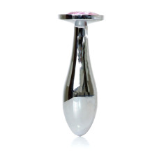 Анальна пробка - Jewellery Silver Plug M Pink