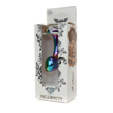 Анальна пробка - Jewellery Multicolour Curved Plug S