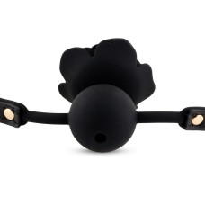 Кляп - Black Rose Ball Gag