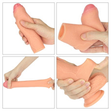 Насадка на член - Revolutionary Silicone Nature Extender Add 1.5" Flesh