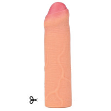 Насадка на член - Revolutionary Silicone Nature Extender Add 1.5" Flesh