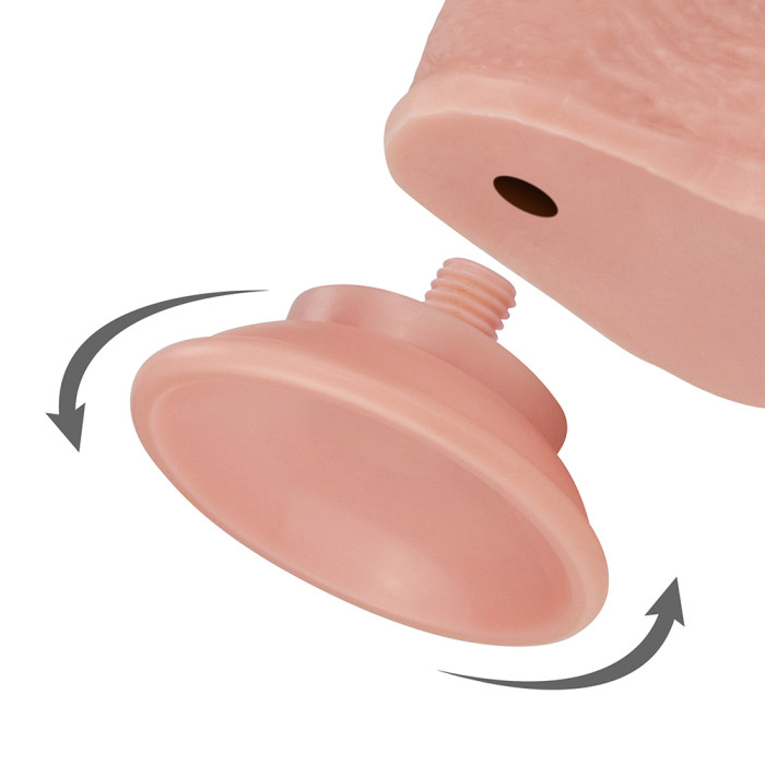 Фалоімітатор - Sliding-Skin Dual Layer Dong 9" Flesh